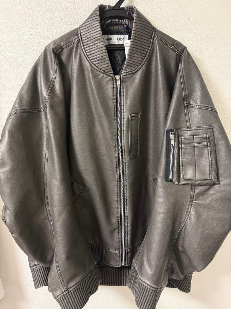 出回り少】 武尊着用 WHITELAND BLACKBURN BIG MA-1 - メルカリ