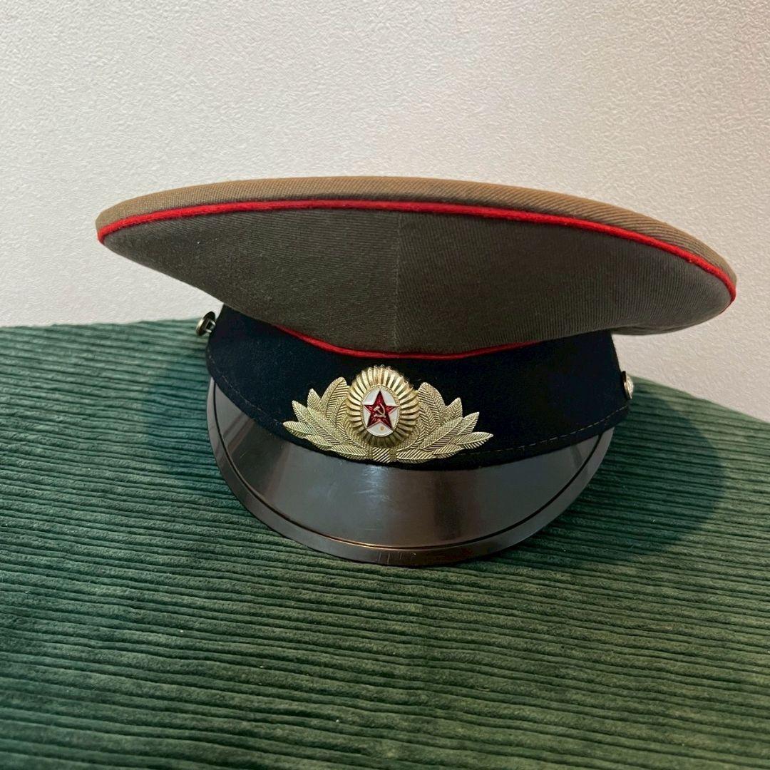 ソ連軍兵士 旧ソ連 ロシア 軍帽 帽子 当時物 ヴィンテージ ミリタリーハット ヴィンテージ ソ連軍帽（マスク付き）：アフガニスタン戦争時代