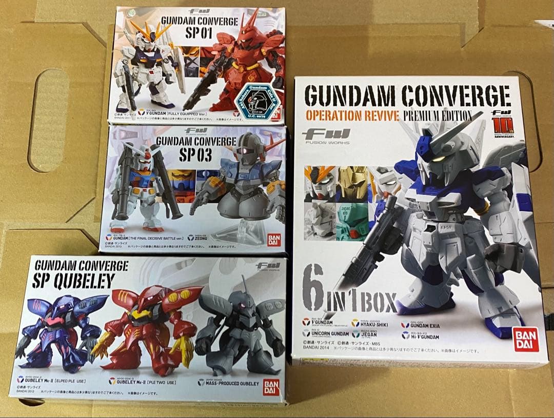 新品未開封　ガンダムコンバージ　SP01、SP03、SPキュベレイ、他４種セット Amazon | FW GUNDAM CONVERGE SP キュベレイ 1個入 (食玩・ガム) 通販