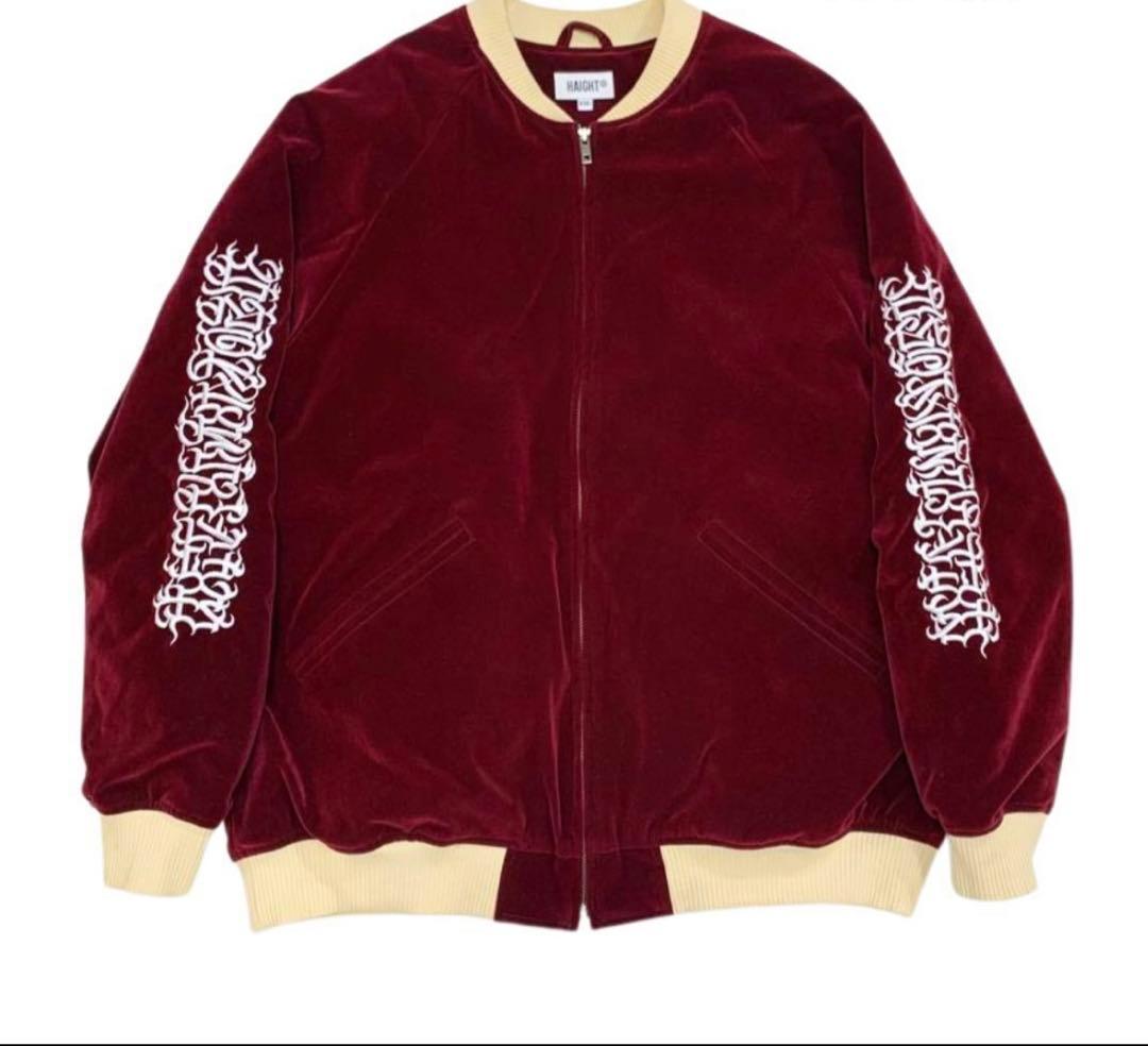 ヘイト　スカジャン　バーガンディ