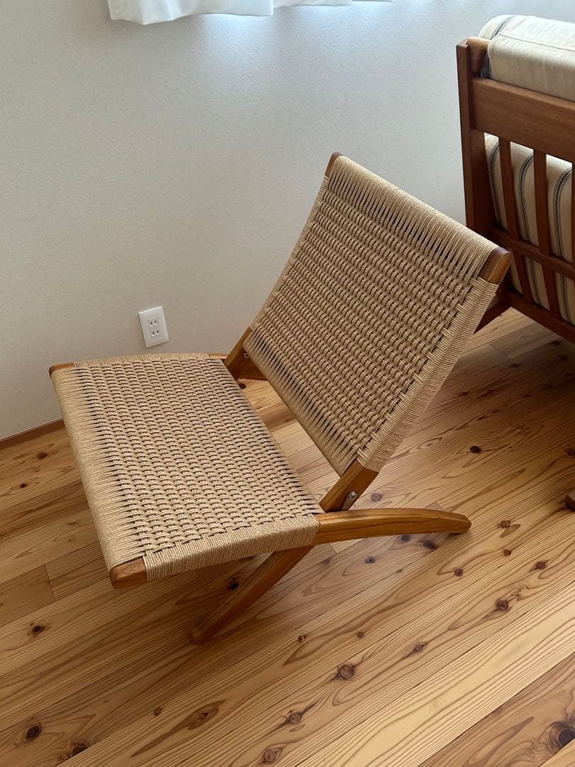 キューバチェア　アクタス限定　チーク材オイル仕上　ペーパーコード　カールハンセン 世界で50台の ACTUS(アクタス）限定、CUBA CHAIR(キューバチェア)が