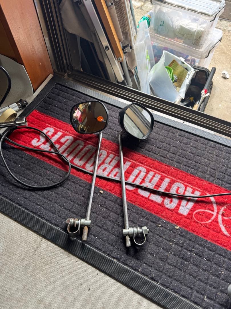 当時物　ナポロッキー Amazon | バイク 汎用 ナポロッキー ミラー 左右セット ブラック