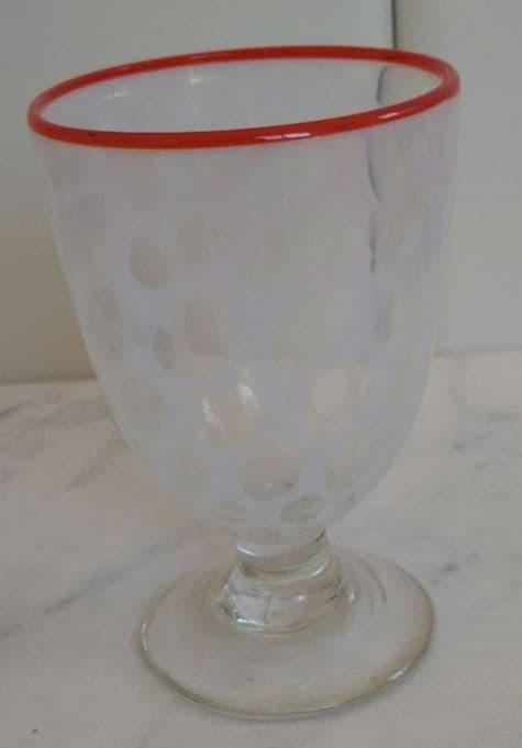 氷コップ 昭和レトロ 大正ロマン かき氷 水玉