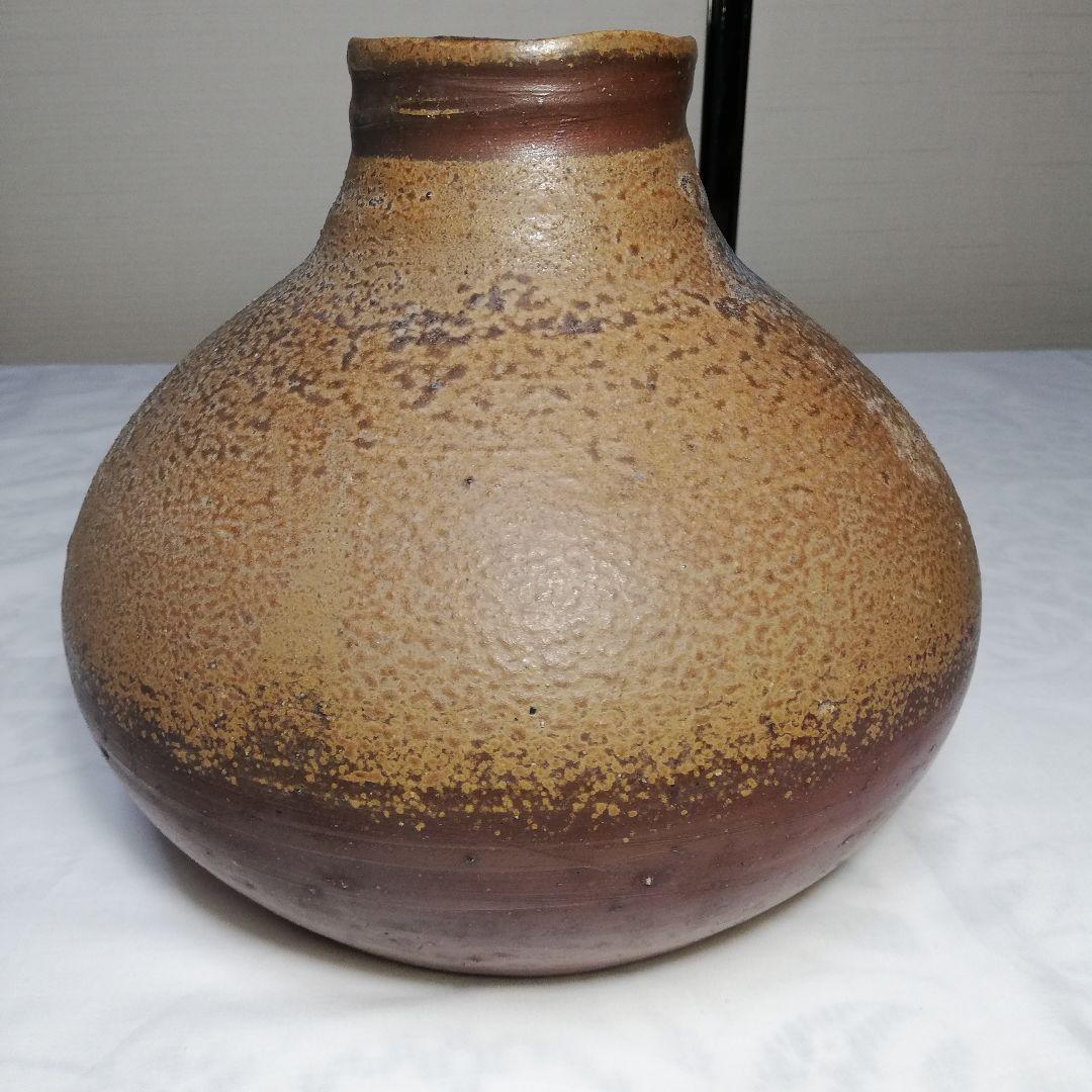 備前焼 壺 壷 花入 花器 フラワーベース 花瓶 花生 華道具 胡麻 桟切