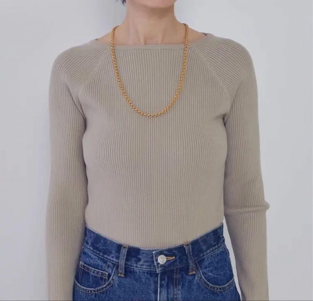 1er ヴィスコースストレッチリブニットプルオーバー ニット セーター 「洗える」ヴィスコースストレッチ ミラノリブ