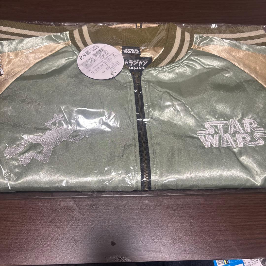R*◎様 STAR WARS グローグーグリーンスカジャン - メルカリ