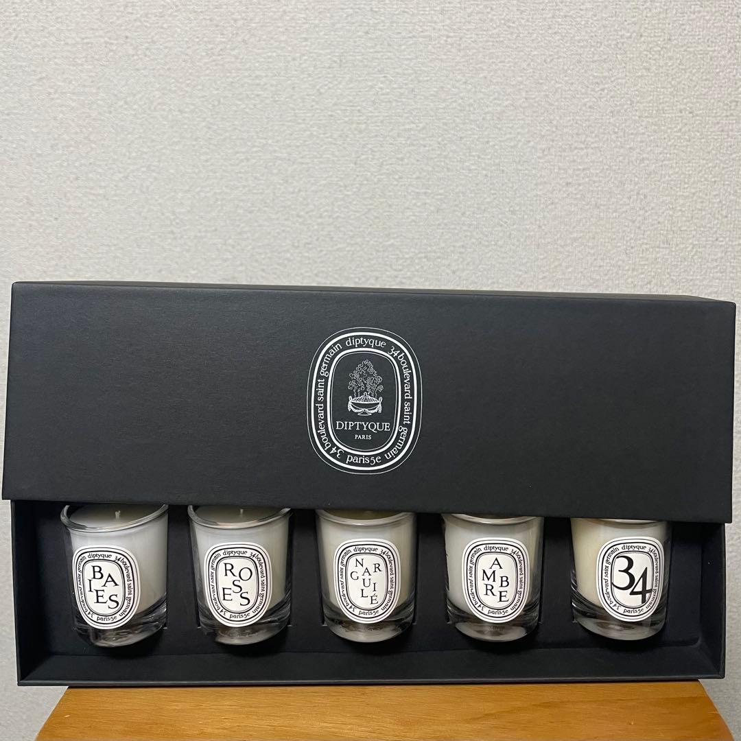 【未使用】diptyque 2025ホリデー限定 アロマキャンドル5個セット