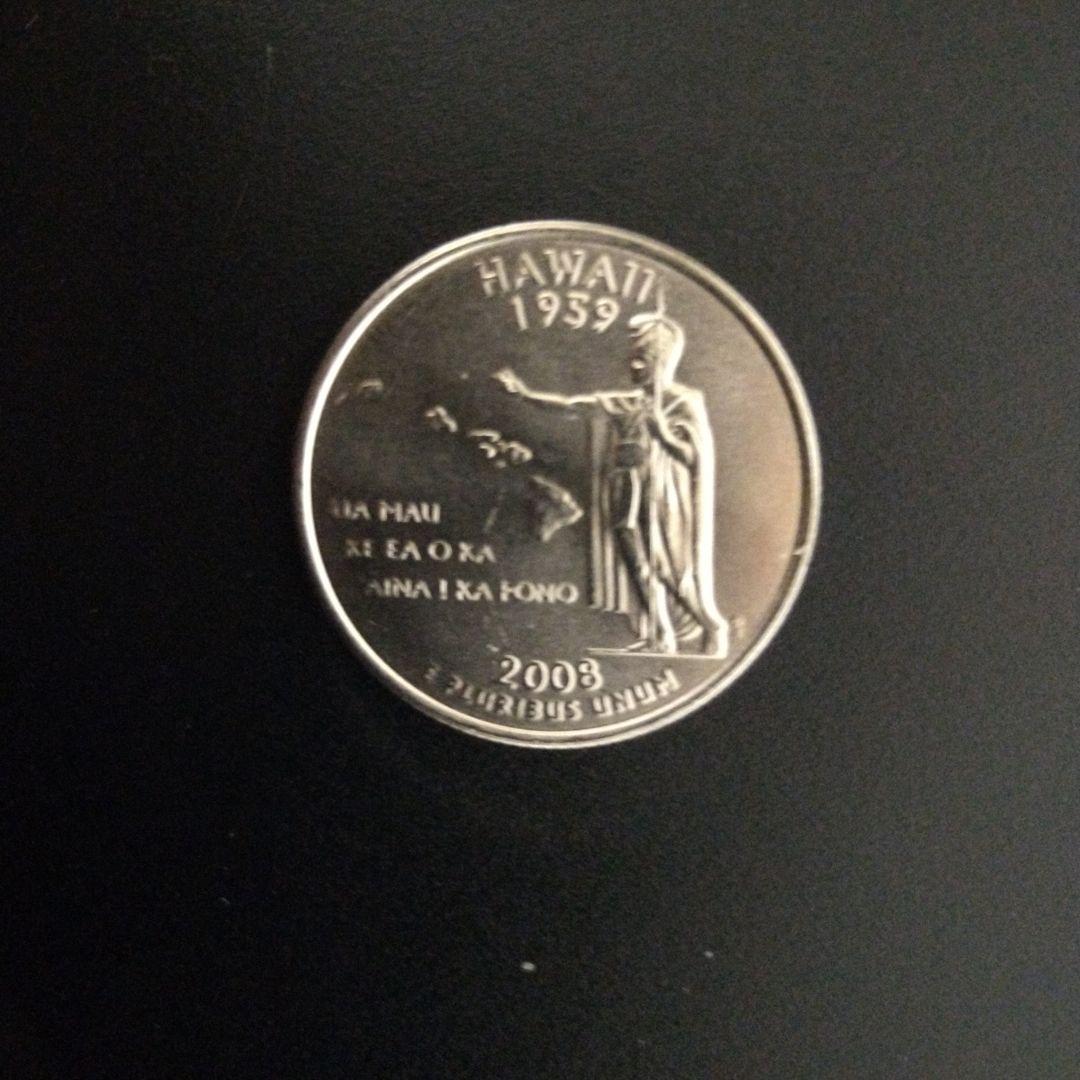 アメリカ硬貨 クォーター（25セント）50州記念シリーズ5種セット2008年