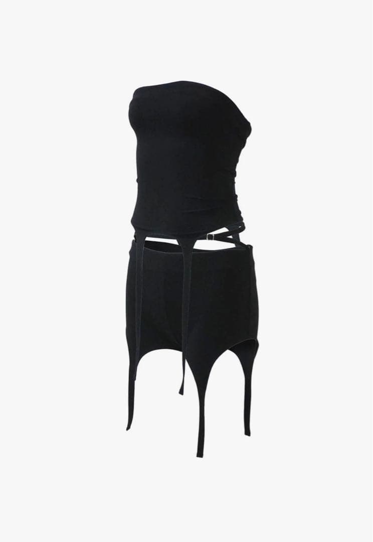 下着・アンダーウェア S garter bare shorts set THEREDTHREAD / ザレッドスレッド】S garter bare shorts set