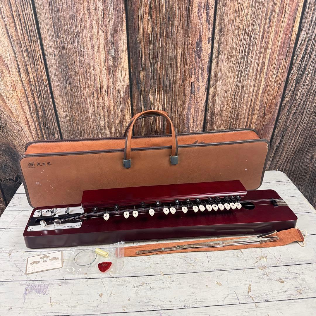 SUZUKI 大正琴 特製 松 琴 和楽器 楽器 鈴木楽器製作所