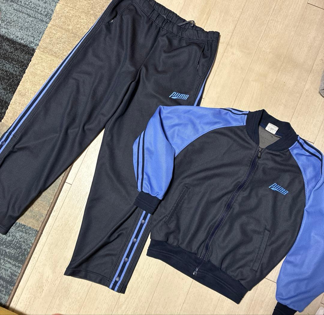 90' 希少　puma旧ロゴ　サイドスナップ　セットアップ　メンズ