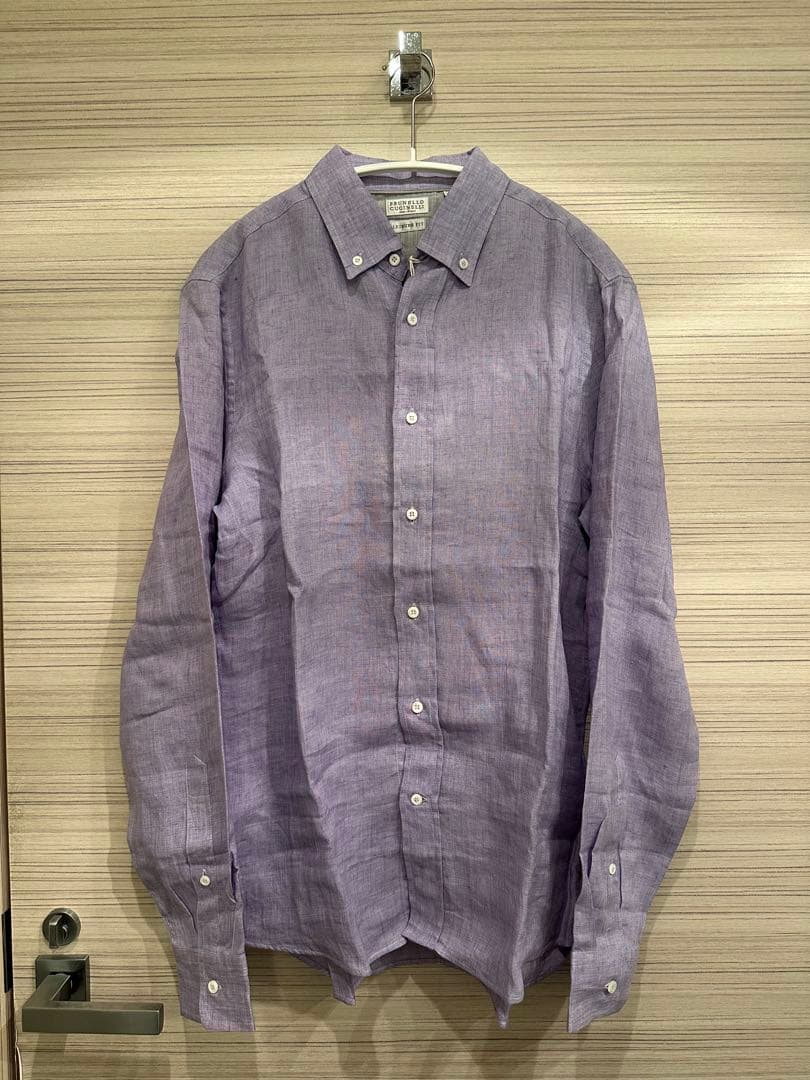 BRUNELLO CUCINELLI/リネンシャツ/サイズS/新品未使用
