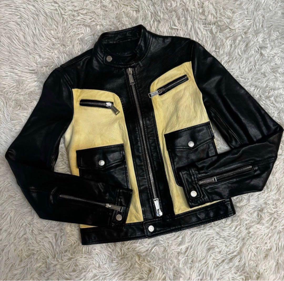 d*4様 ディースクエアード　イタリア製　レザージャケット　ライダース