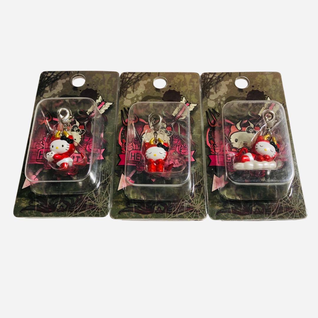 ご当地キティ デビルKT ピッグ お座り 雲 ファスナーマスコット Y2K