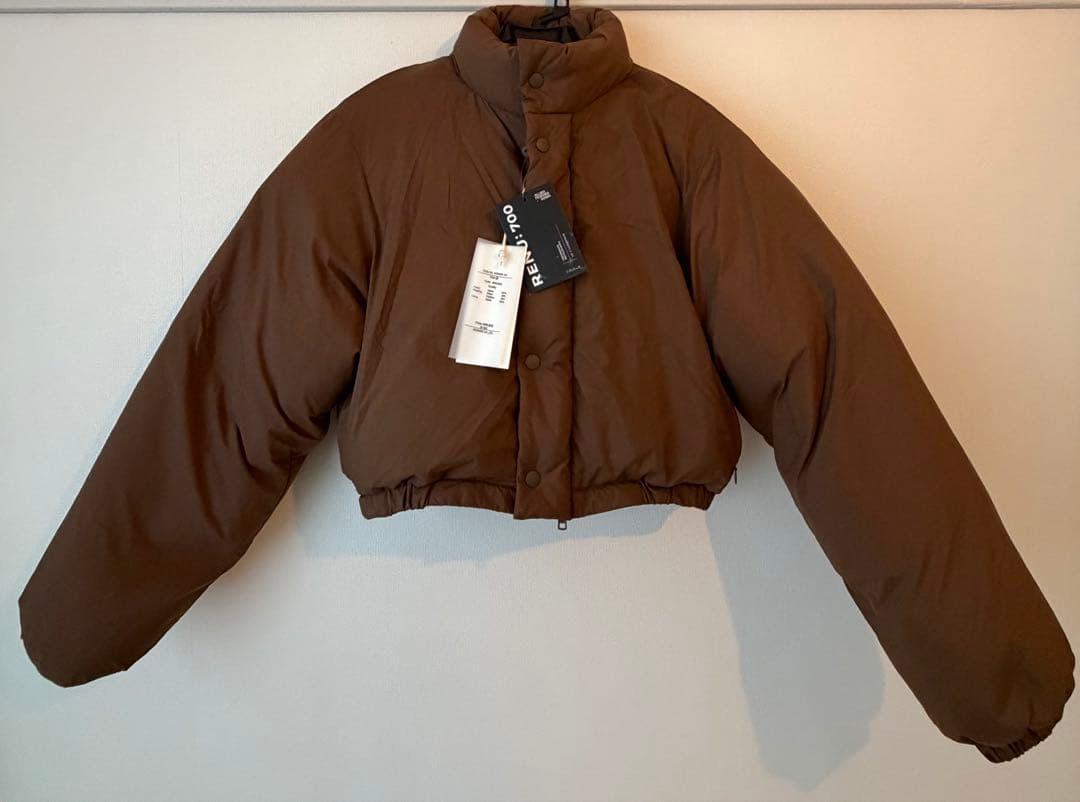 NKNIT】short balloon down jacket /ブラウン - メルカリ