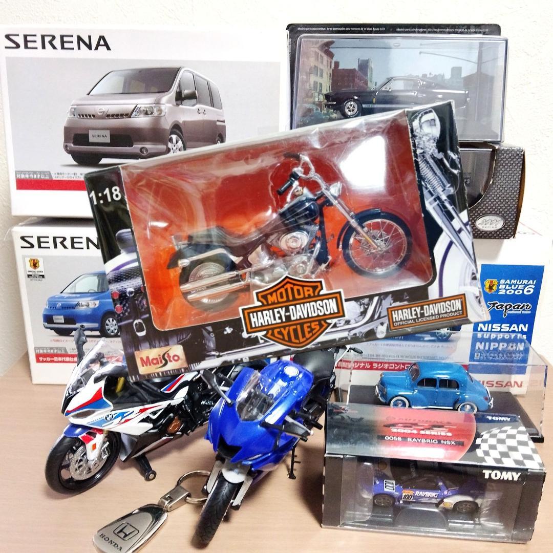 ミニカー・バイクまとめ売り　10台　ハーレー　未開封　非売品　侍ジャパンラジコン