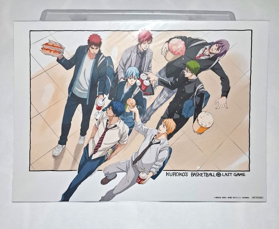 黒子のバスケ LAST GAME 半券応募プレゼントキャンペーン イラストシート