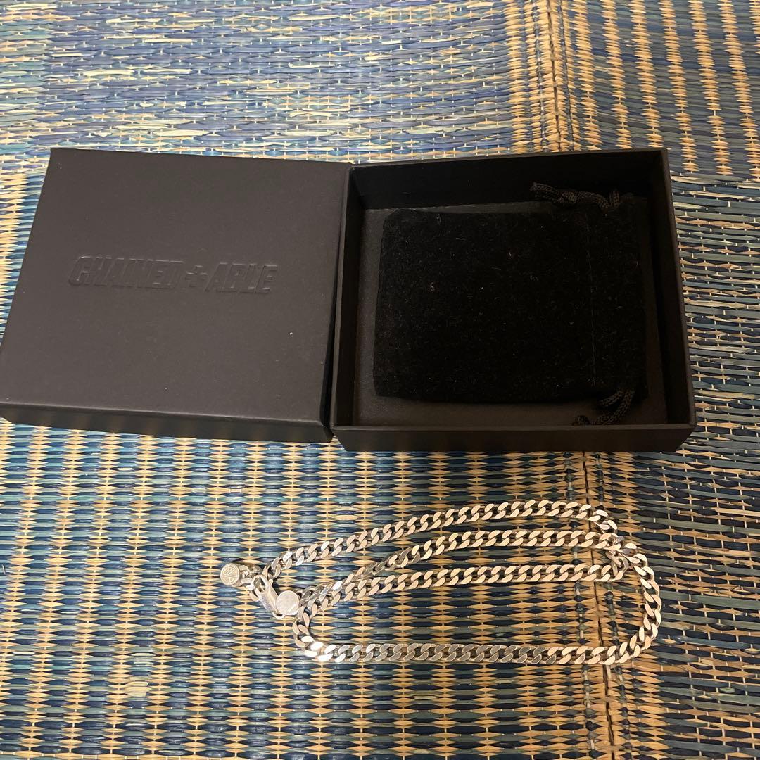 シルバー925ネックレス　50センチ　キューバンリンクチェーン