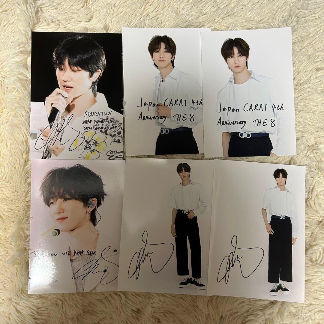 SEVENTEEN THE8 ローソンプリント L版 6枚セット