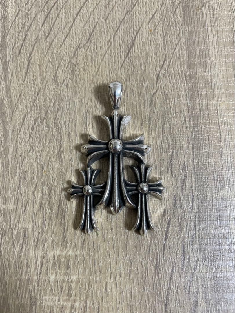 クロスペンダント トリプルクロス クロスチャーム シルバー925 CHROME HEARTS 銀座店 クロムハーツ SALE 新品 トリプルCHクロス