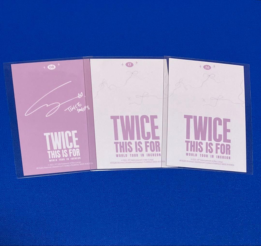 TWICE チェヨン THIS IS FOR 仁川 ソウルコン トレカ セット① - メルカリ