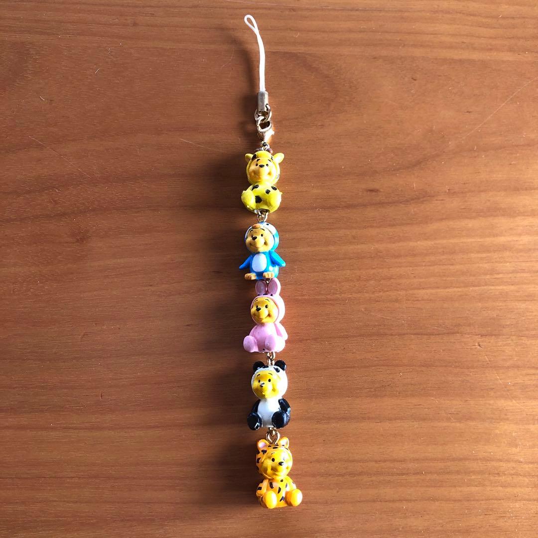 根付け　くまのプーさん（アニマル着ぐるみ）【５連セット】 BLINDBOX ディズニー クマのプーさん ファニーフェイス シリーズ