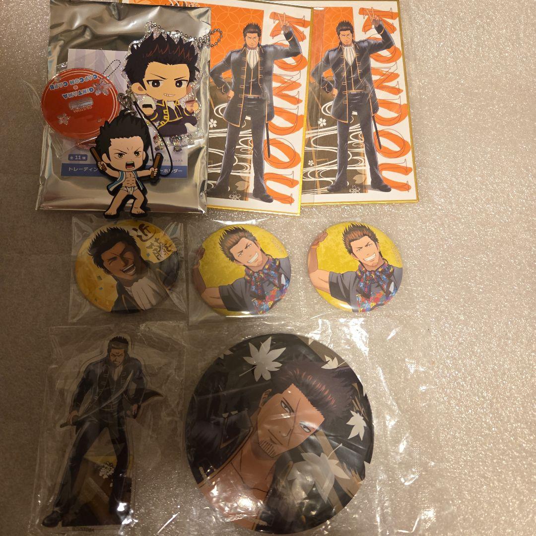 銀魂 缶バッジ アクスタ アクリルキーホルダー 沖田総悟 近藤勲 まとめ