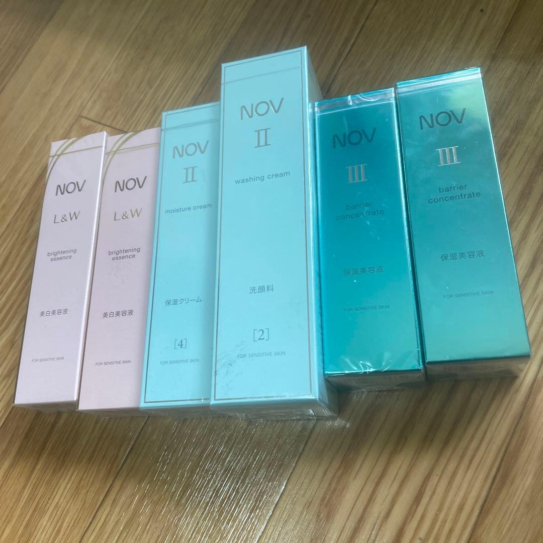 NOV L&W ブライトニングエッセンス & 洗顔クリーム & バリアコンディシ