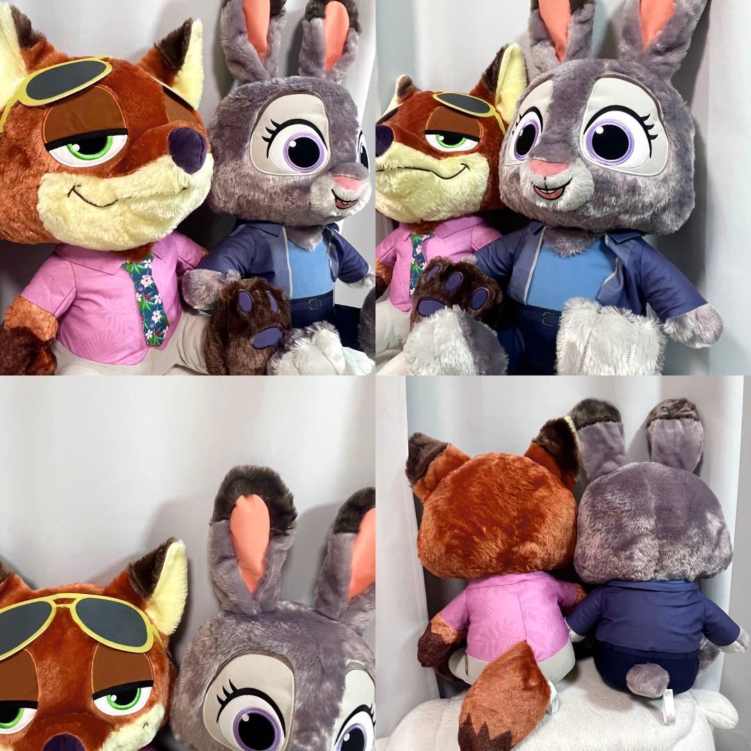 ズートピア ニック ジュディ ラージぬいぐるみ BIGサイズ / 2つセット