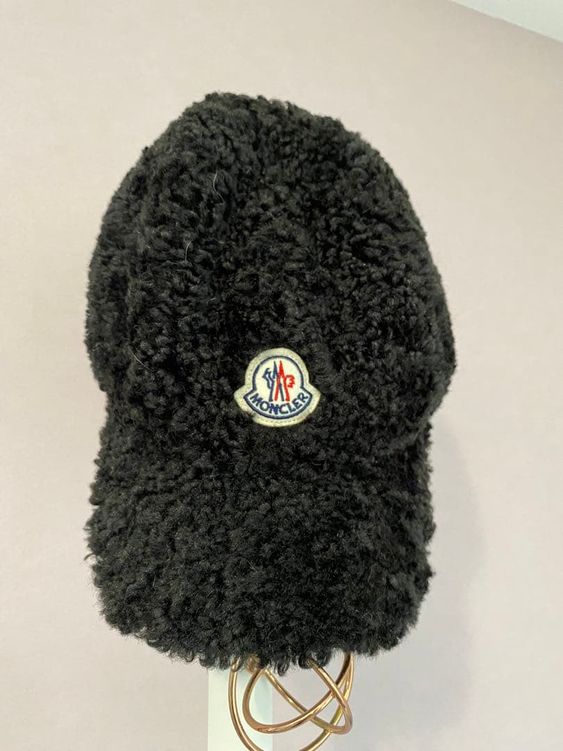 モンクレール　ボアキャップ MONCLER モンクレール ロゴ フリースボア キャップ｜Yahoo!フリマ（旧
