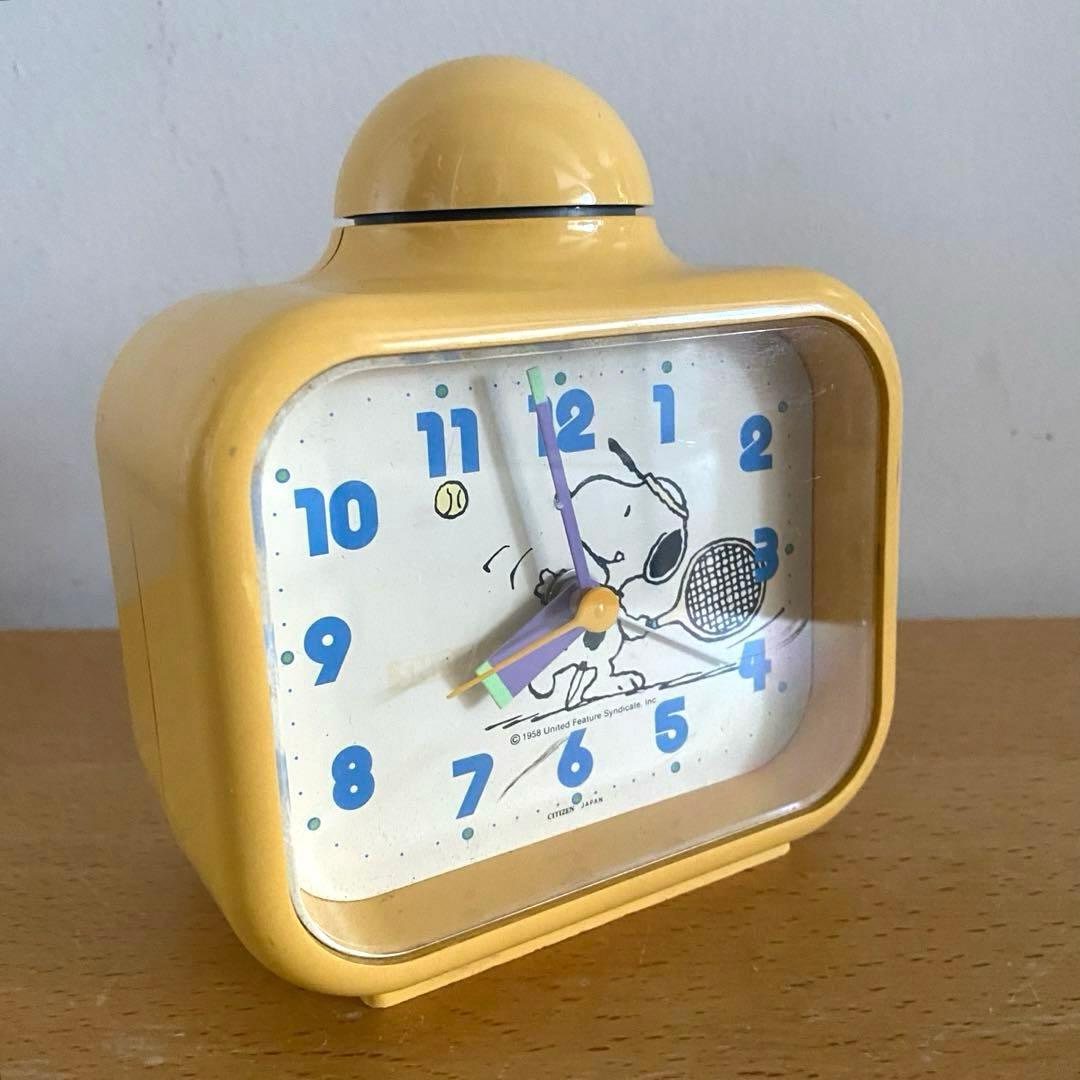 ☆ジャンク品 スヌーピー 目覚まし時計 昭和レトロ雑貨 - メルカリ