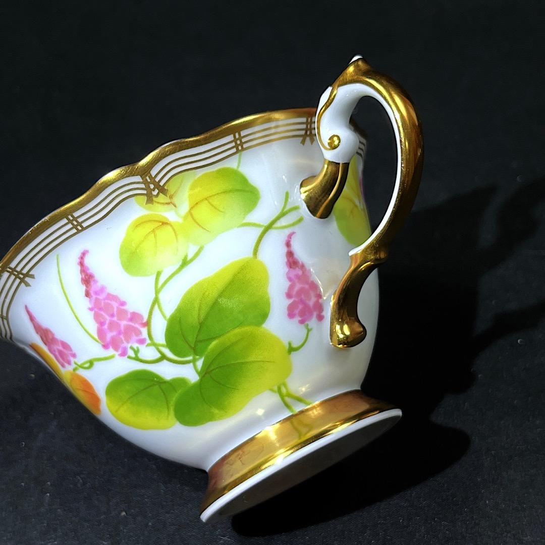 大倉陶園 The Okura 花源氏 葛 ティーカップ＆ソーサー 美しい - メルカリ