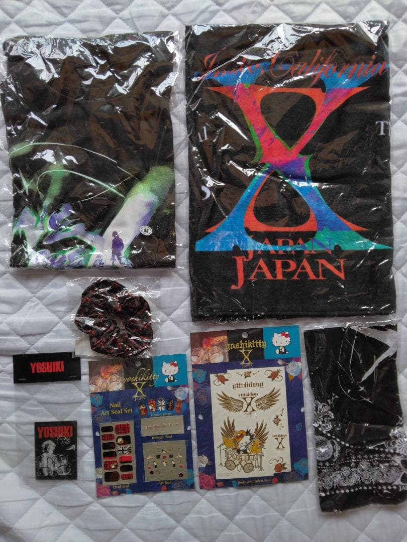 XJAPAN YOSHIKI Tシャツ タオル 新品未開封グッズまとめ売り 41F7YtGxDTL._AC_UF350,