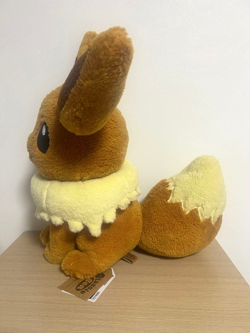 ポケモンセンター》イーブイ クラシック ボア ぬいぐるみ - メルカリ