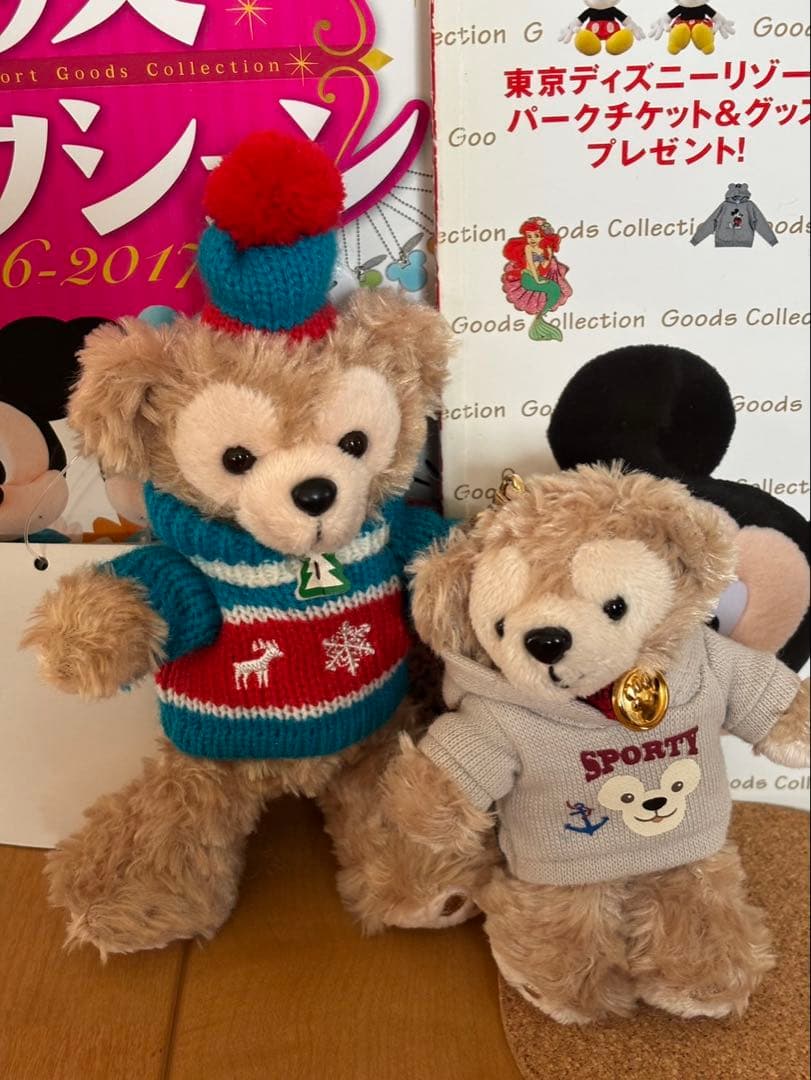 新品TDS限定品　ダッフィー 2点セット　2016クリスマス　2017スウィート 新コスチューム&グッズ&メニューを公開！東京ディズニーシー