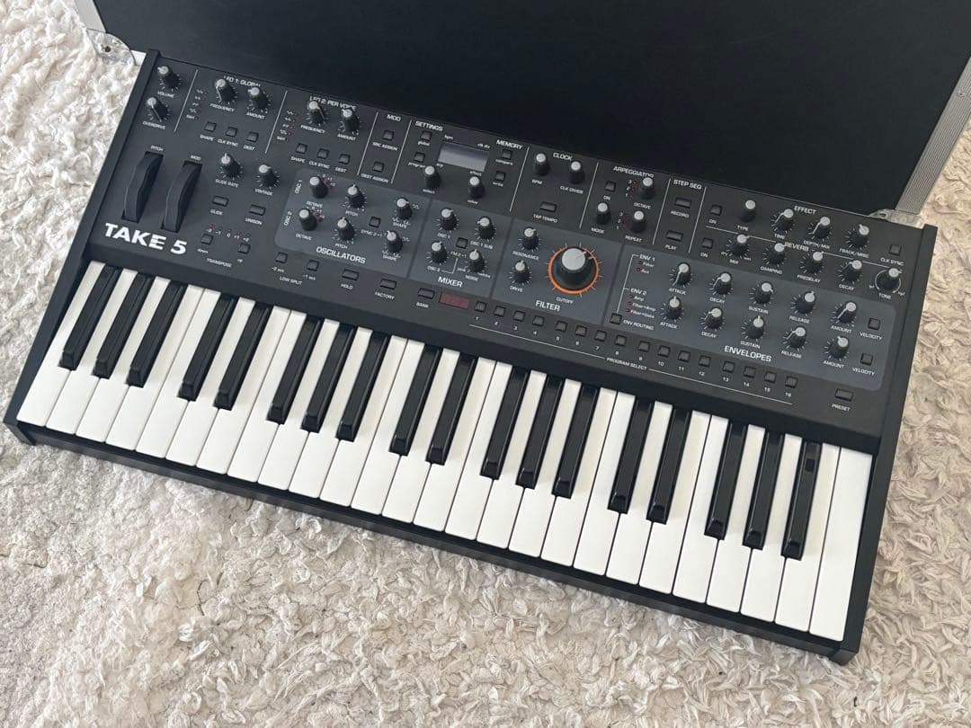 【値下げ】SEQUENTIAL TAKE 5 専用ハードケース付き SEQUENTIAL TAKE5 専用ハードケース シーケンシャル : イケベ楽器店