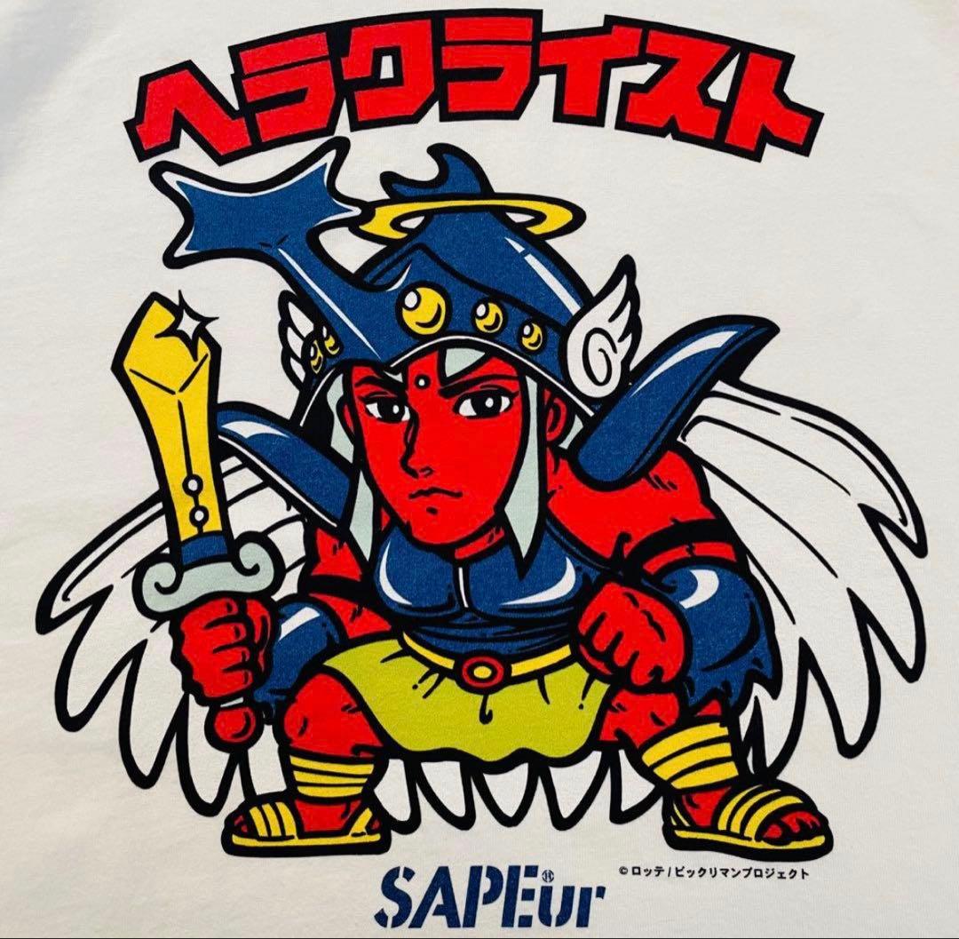 激レア】SAPEur ビックリマン ヘラクライストTシャツ Lサイズ - メルカリ