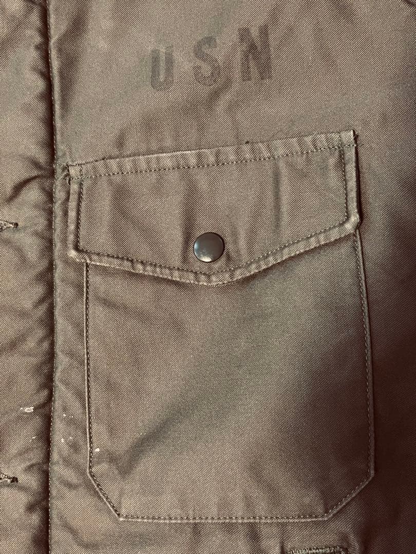 60s U.S.NAVY A-2 デッキ ジャケット 初期 SMALL 1962