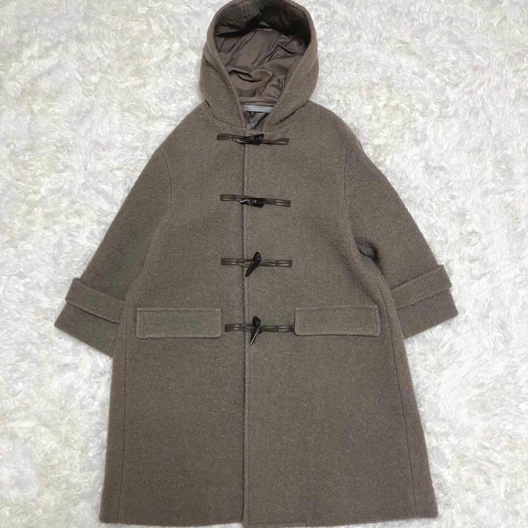 美品 近年モデル セオリーリュクス ダッフルコート グレージュ PONDA