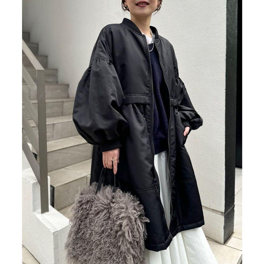 ノーリーズ　MA1風コート　バルーンコート