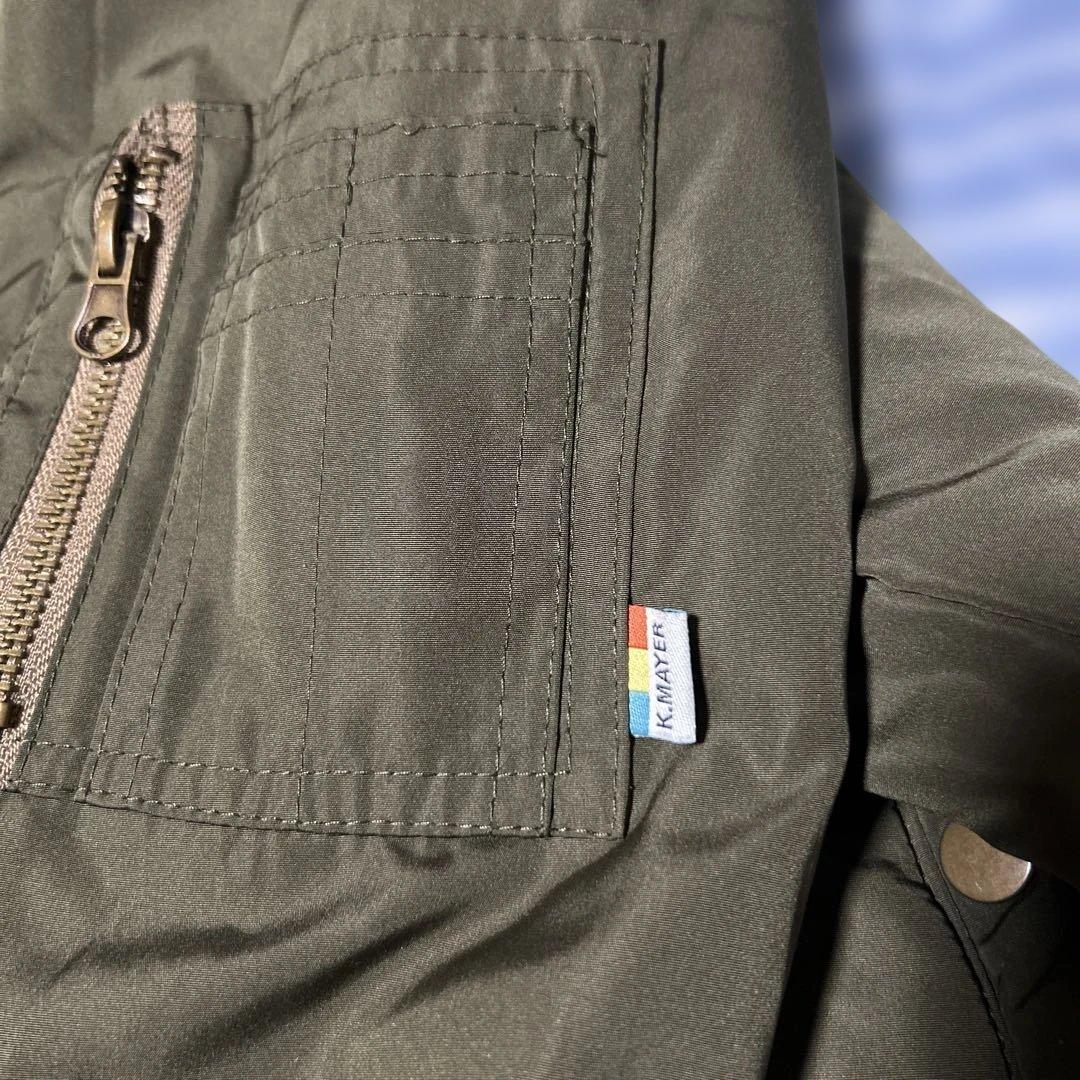 廃番レアスカジャン アラスカ 白熊シロクマ刺繍 サイズL古着