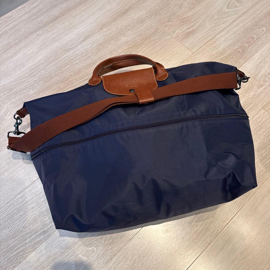 美品 LONGCHAMP ロンシャン ルプリアージュ 拡張トラベルバッグ 大容量
