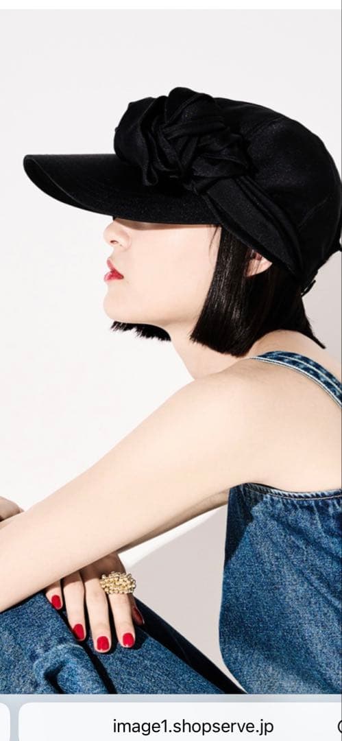 jenne ジェンヌ　小顔見えドレープマルチウェイキャップ