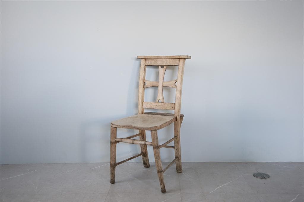 英国アンティーク木製チャペルチェア/チャーチ/ダイニングイス(91-139-2) ダイニングチェア チャーチチェア 収納付き 天然木 パイン材 教会椅子