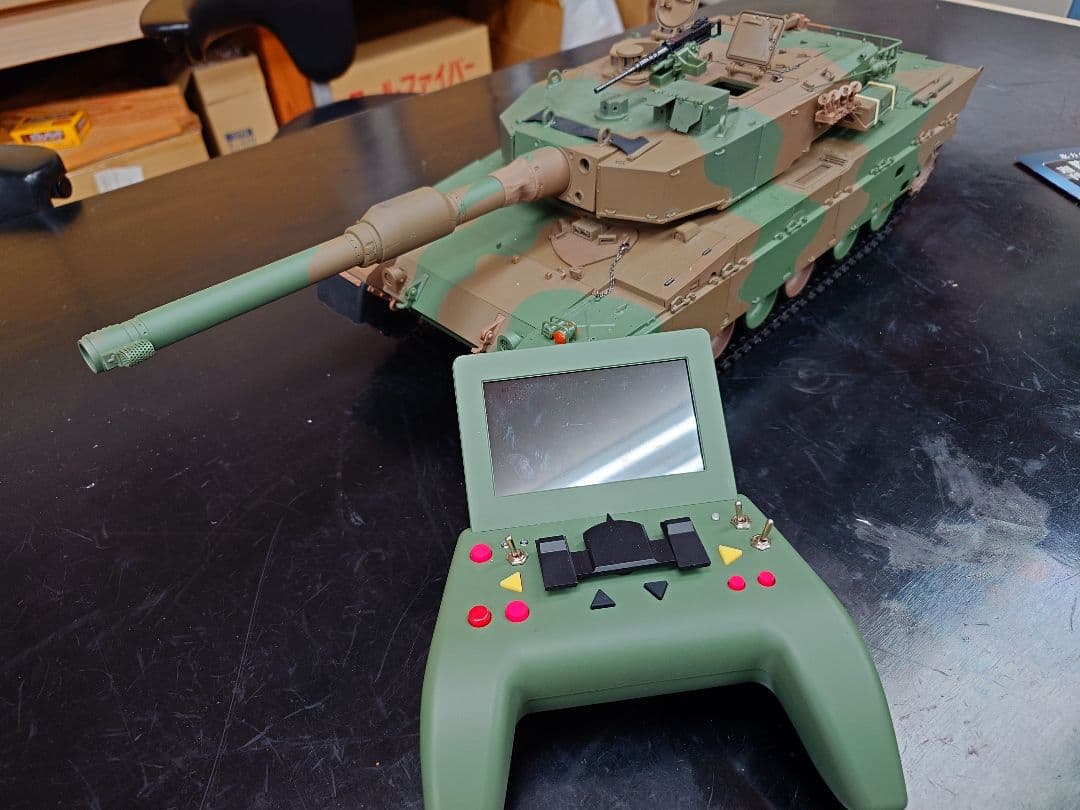 RC戦車 DeAgostini製完成品。