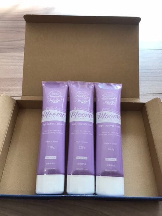 ムーモ moomo 除毛クリーム120g 3本セット