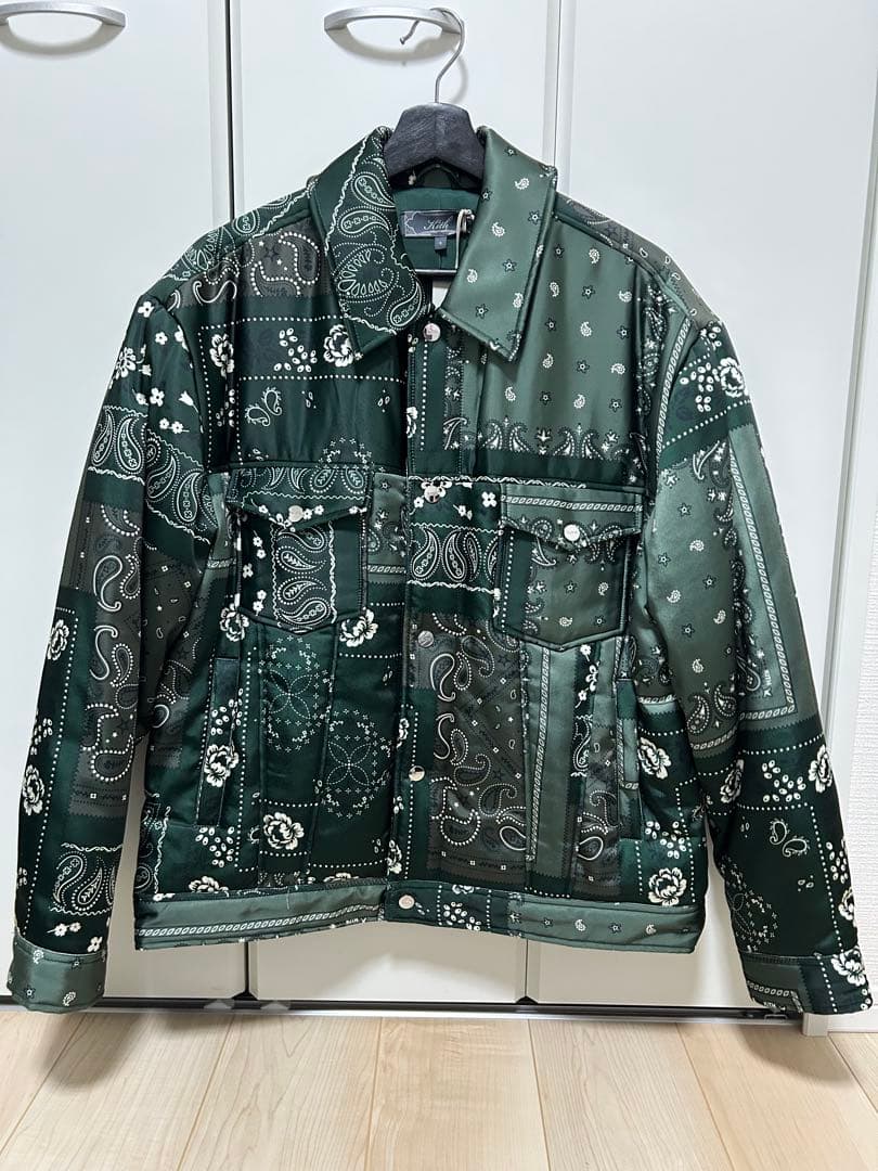 ジャケット・アウター Kith Puffed Jase Satin Trucker Jacket