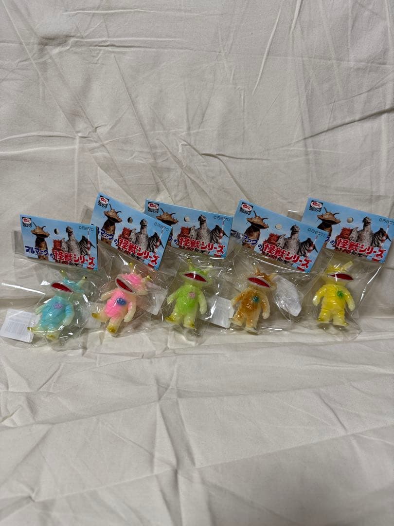 ブルマァク ソフビ ちびカネゴン 5色コンプリートセット 墓場の画廊 m1号