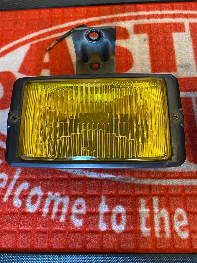 ☆イエローフォグランプ 角形ハロゲン☆当時物 旧車☆頭文字D藤原