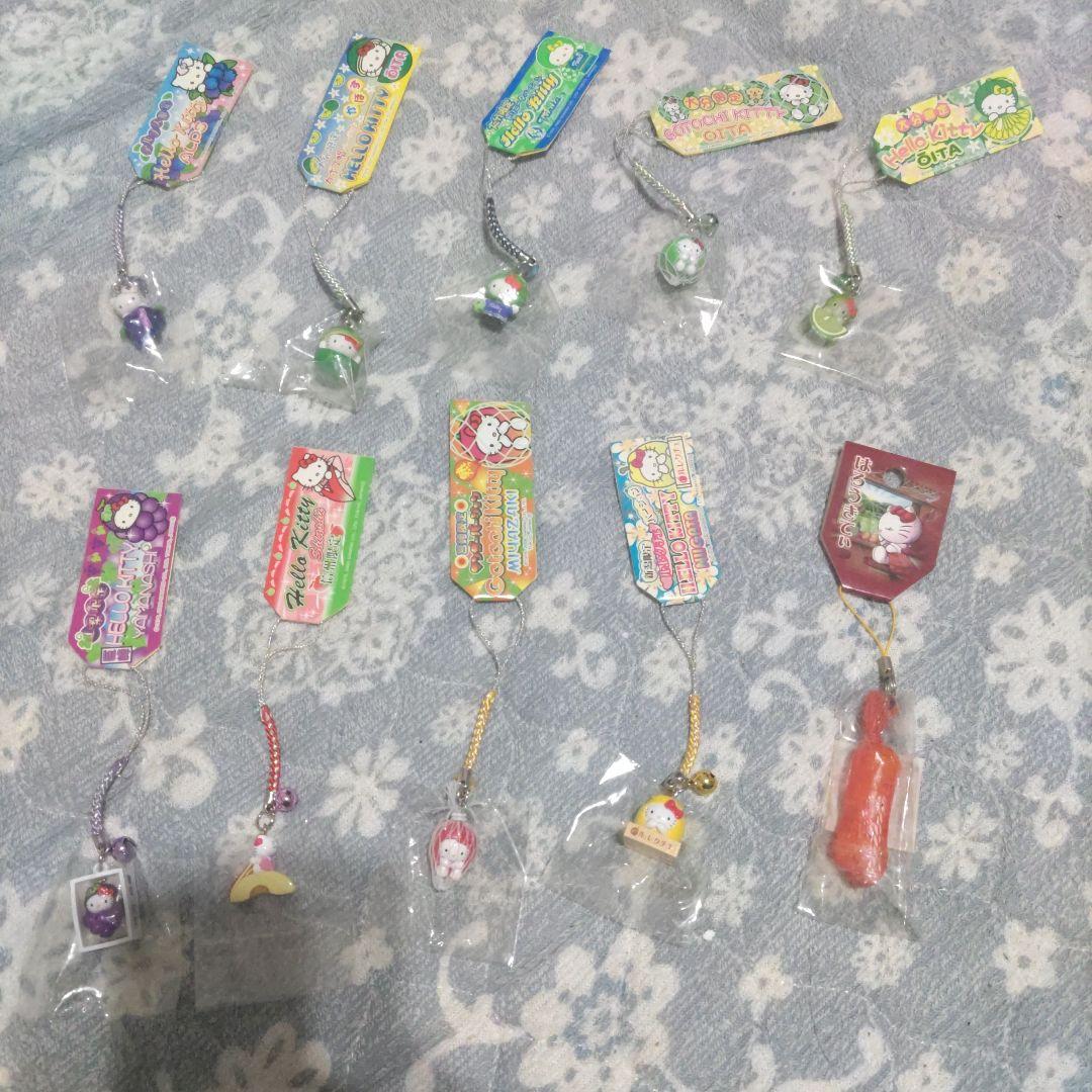 ご当地　キティ　フルーツ　ストラップ　セット